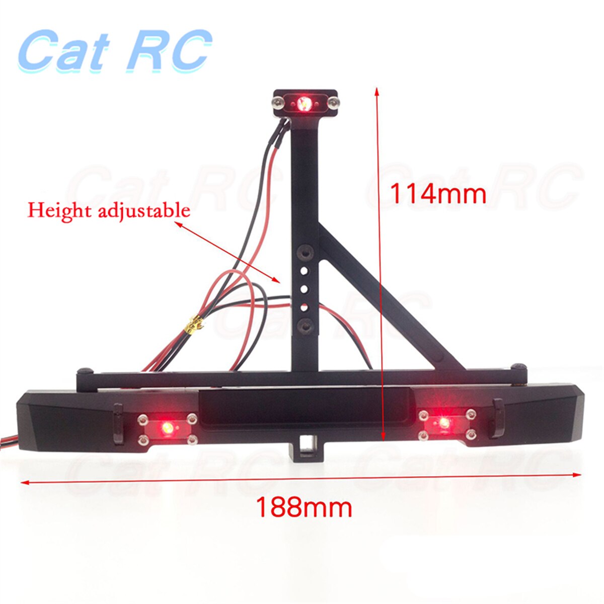 Traxxas TRX6 Metal Front Rear Bumper Roof Luggage Rack Chassis Armor Skid Plate Ladder CVD Brake Disc Trunk Panel RC Car: rear bumper B