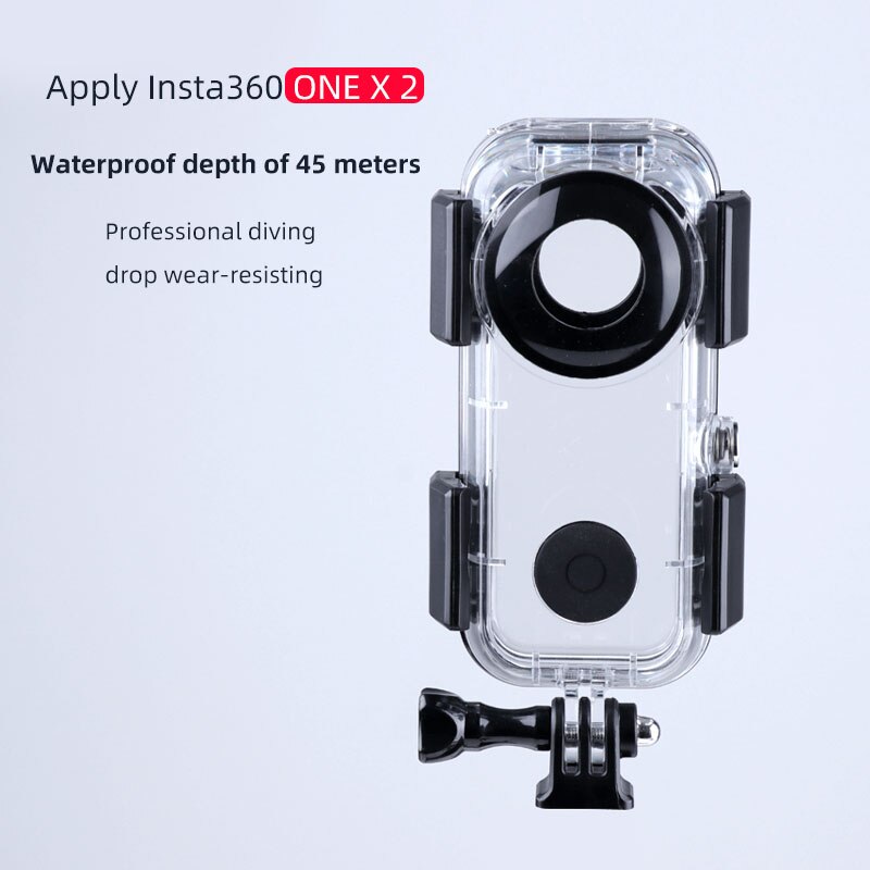 Insta360 Een X2 Dive Case 45M Diepte Waterdicht, Aciton Camera Accessoires: Default Title