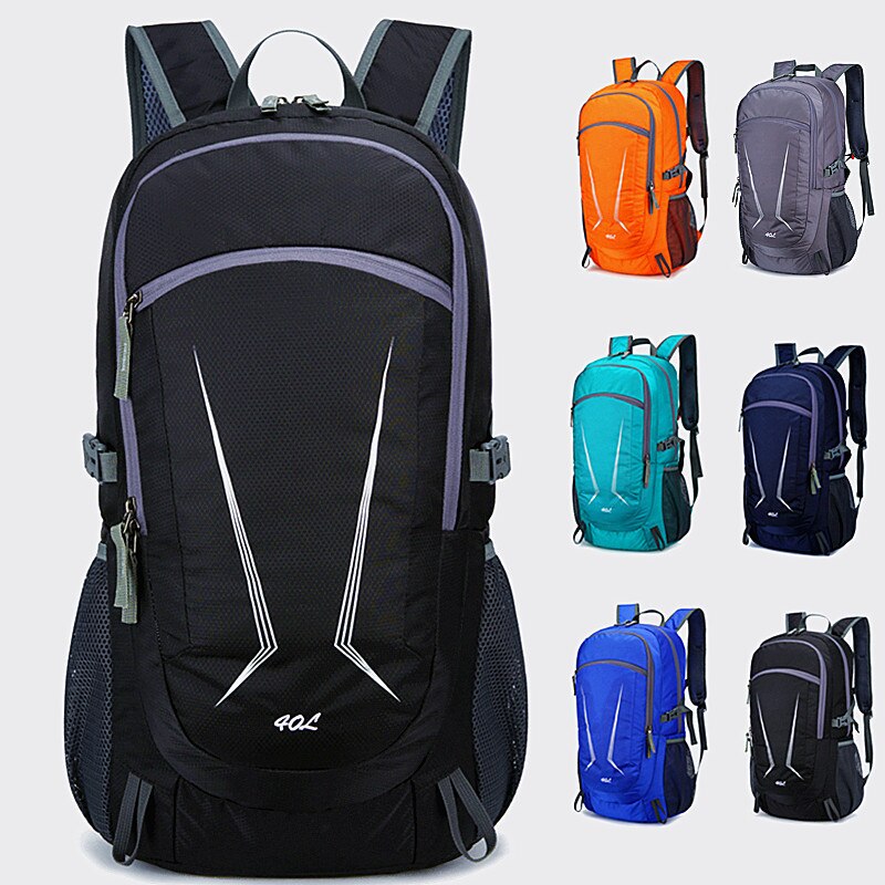 40L Foldable Backpack, sport Camping Climbing Multifuction Bag, Outdoor Waterproof Portable Backpack, Ultralight Large Softback