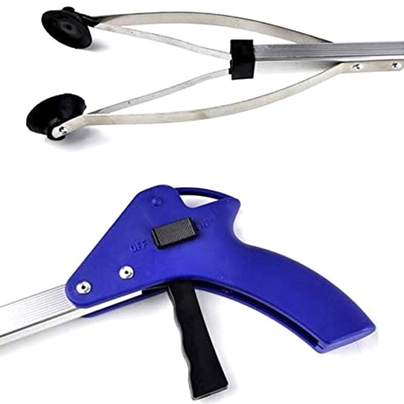 Folding Grab Stick Extendable Garbage Pick Up Tool Reachable Foldable Grab Waste Picker for Gardening Disabled 82cm