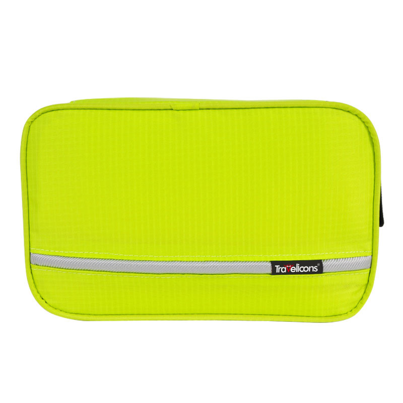 colgando viaje bolsa neceser de aseo personal Kit para hombres mujeres cosméticos robusto gancho colgante ducha bolsas: Tender green