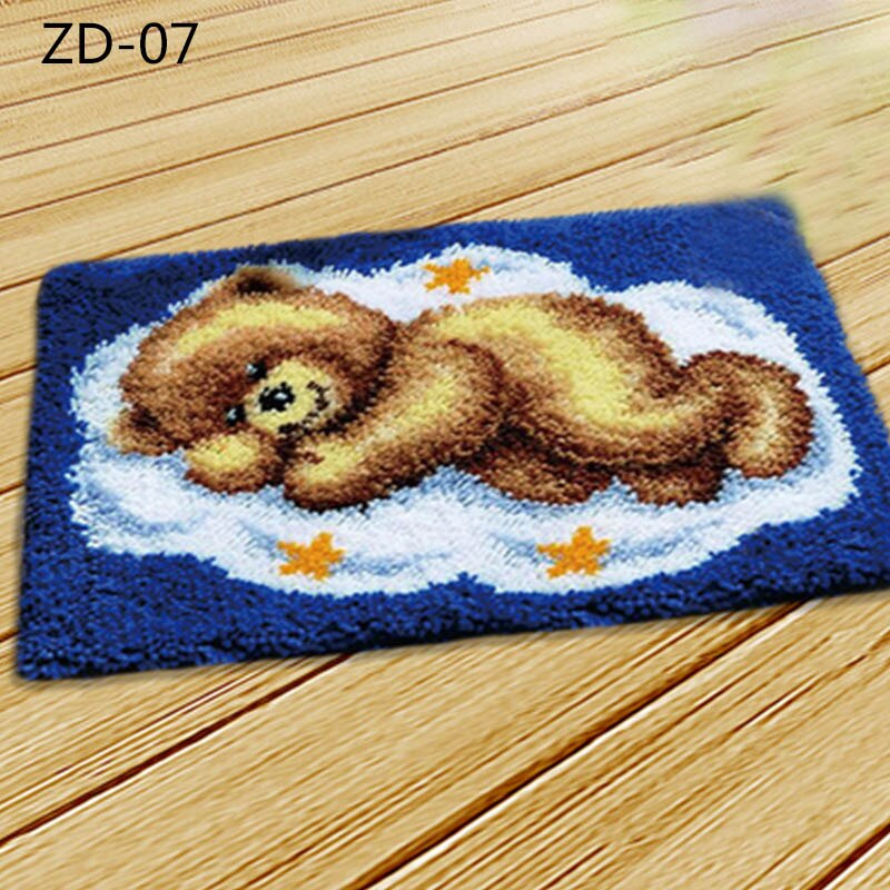 Tecknad björn diy segment broderimaterial spärrkrok hantverk matta broderi spärrkrok mattsatser doe het själv levererar: 07