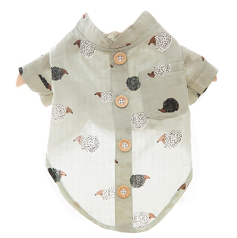 Camisa xadrez roupas para animais de estimação dos desenhos animados camisas para roupas para cães médio traje bulldog francês bonito verão azul menino colarinho perro