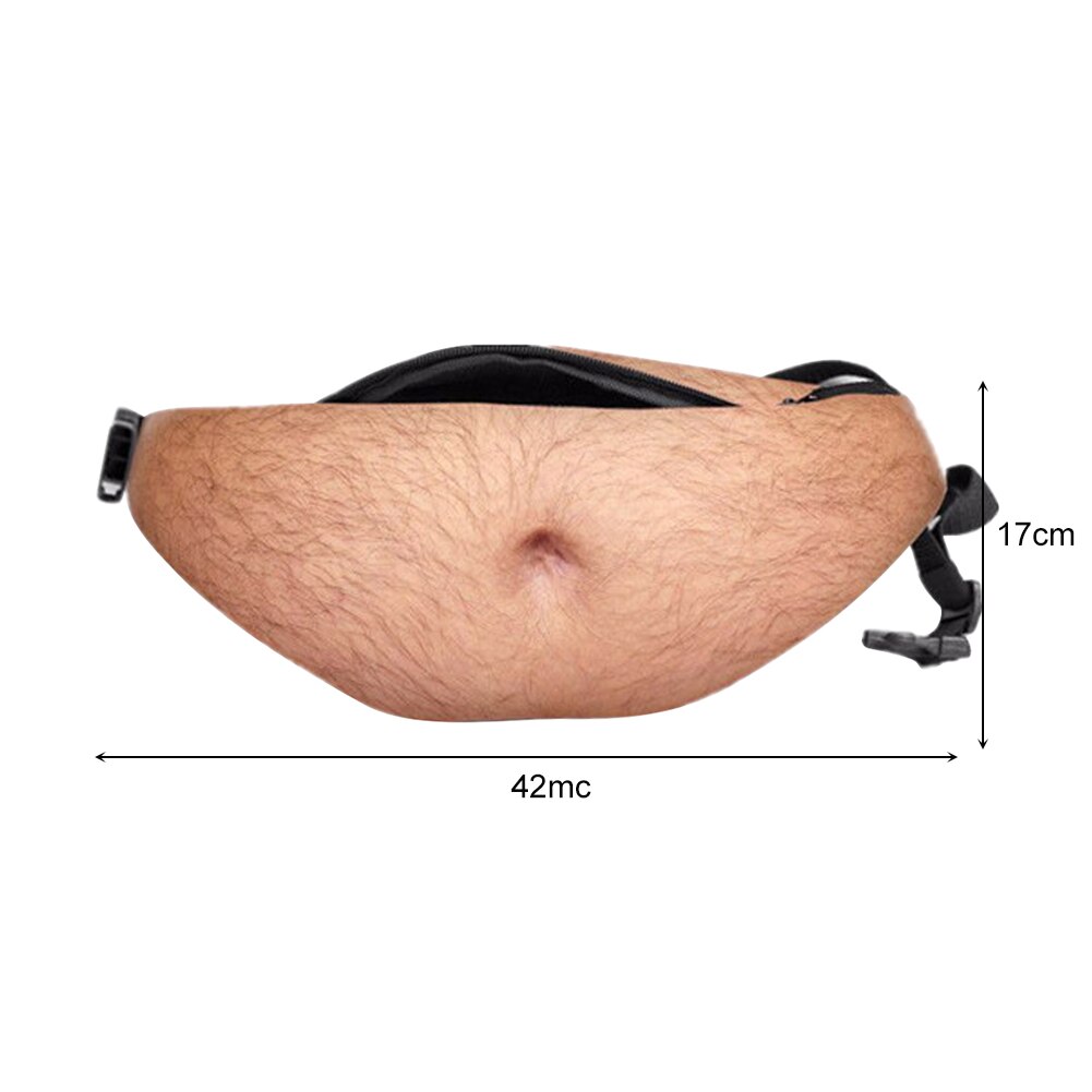 Divertido Dadbag para hombres, barriga grande para cervezas, riñoneras, bolsos para padres, deportes, informales, bolsillos para teléfono, riñonera creativa, riñonera, barriga grande para cervezas, riñonera