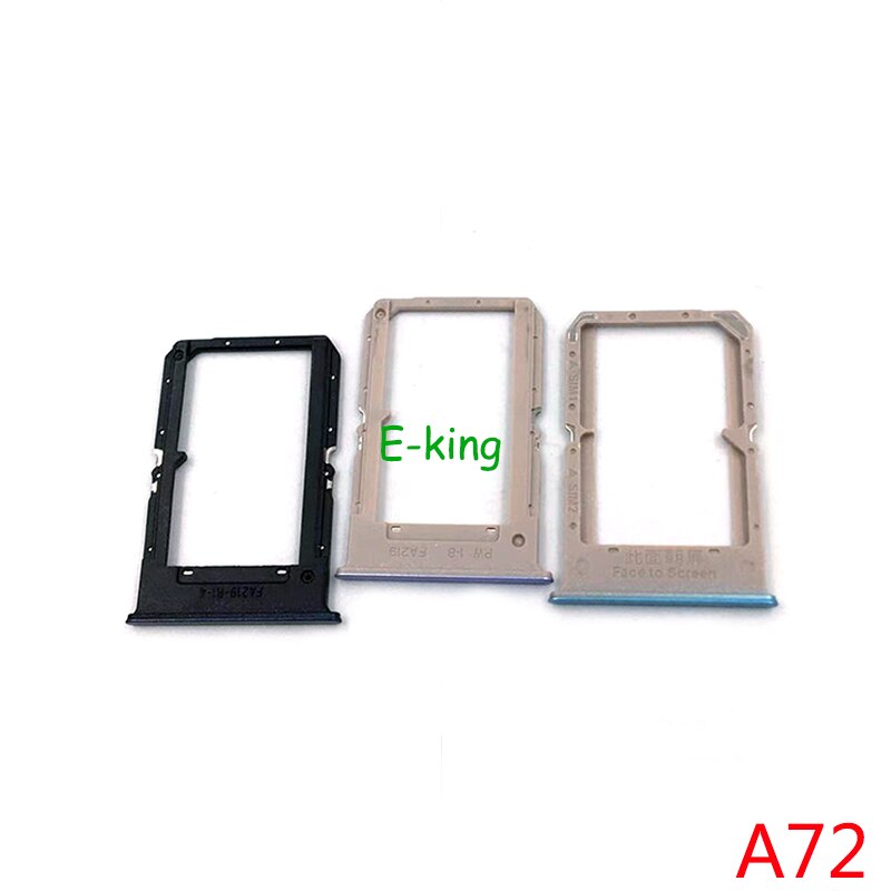 For Oppo A12 A72 Sim Card Slot Tray Holder Sim Card Reader Socket