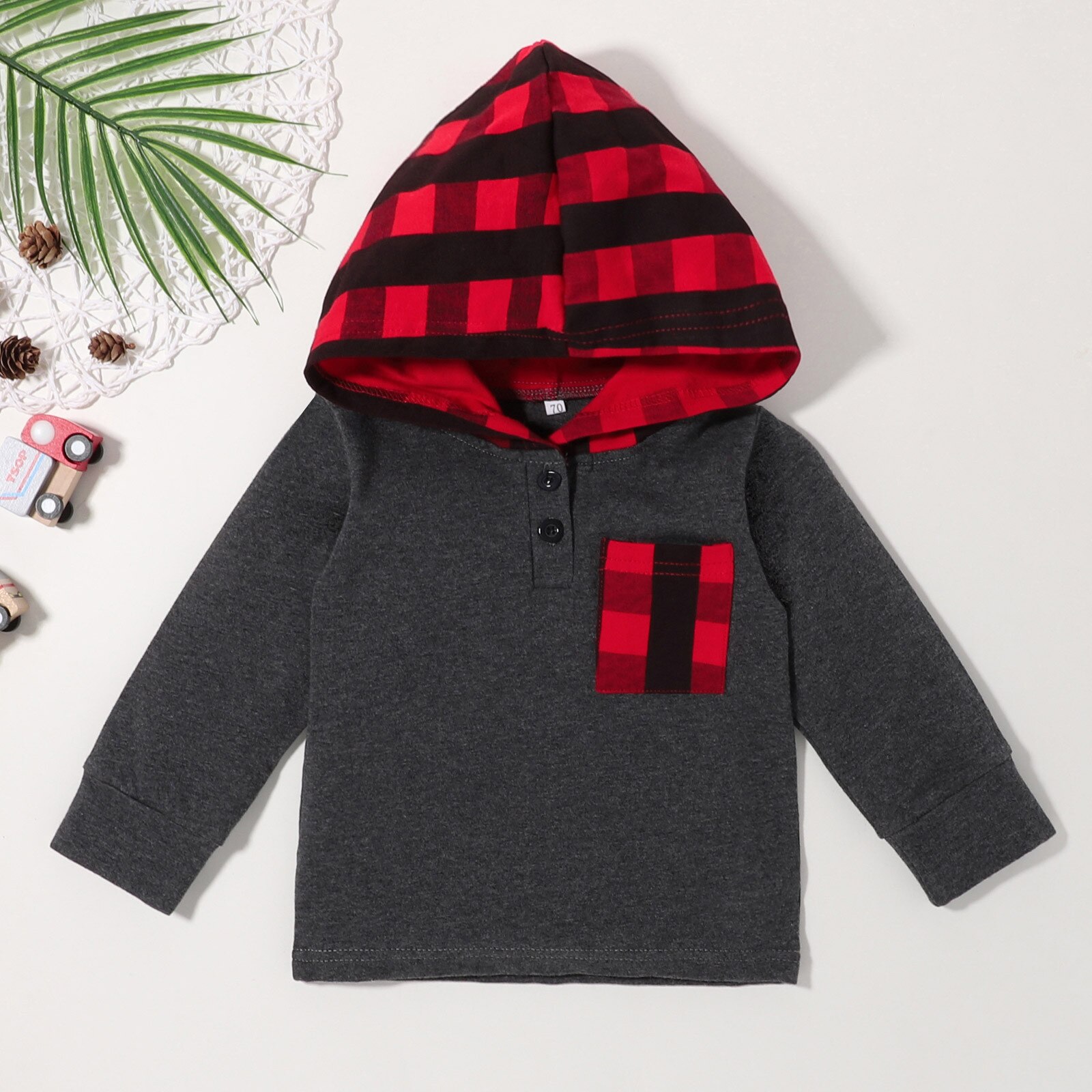 Newborn Infant Baby Boy Clothes Set Warm Pocket Pl... – Grandado