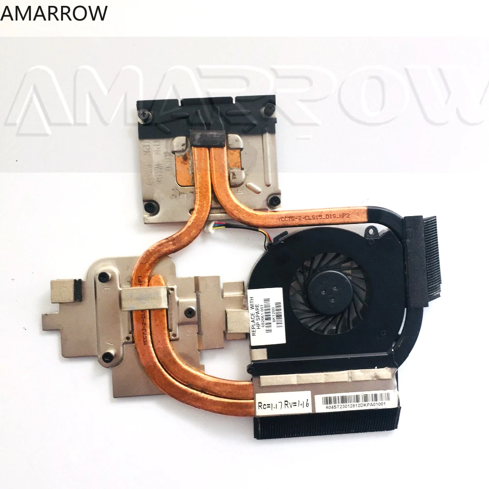 Origineel voor HP DV6 DV7 DV6-7000 DV7-7000 koeling heatsink met ventilator 682061 -001