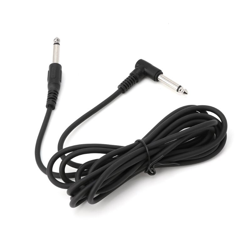 3M/10 pies instrumento guitarra Cable 6,35mm Conector recto a ángulo recto H58D