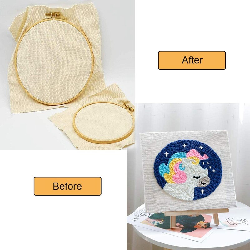 3 Stuks Linnen Handwerken Stof, monnik Doek 14Inch X 14Inch Voor Rug-Punch Naalden & Pinch Naald