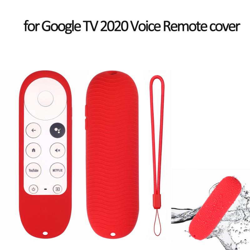 Fernbedienung Schutzhülle Für Chrome Mit Google TV Stimme Fernbedienung Anti-Verloren Silikon Fall Für Chrome