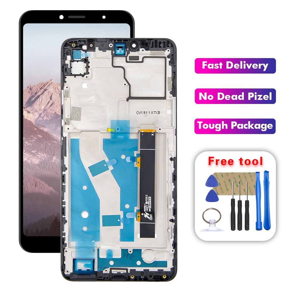 For Alcatel 3V T-Mobile 5032 5032W LCD Display Touch Screen Digitizer Assembly With Frame