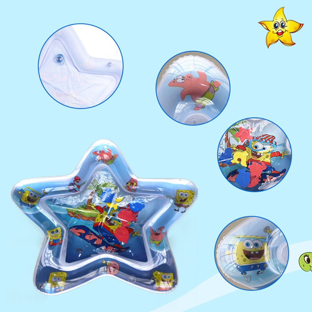 Water Mat Baby Inflatable Patted Pad Baby Inflatable Water Cushion Infant Play Mat Toddler Funny Pat Pad Toys