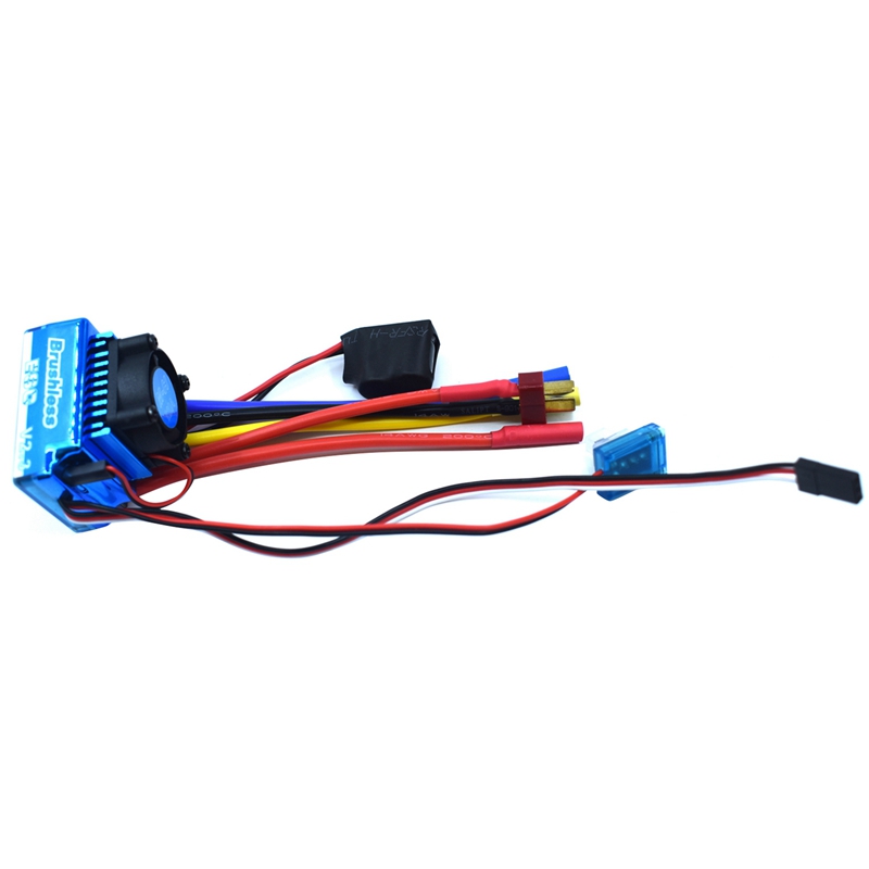 1:10 Car Waterproof Brushless Esc + Program Card Combination Details, For 1/10 Rc Car