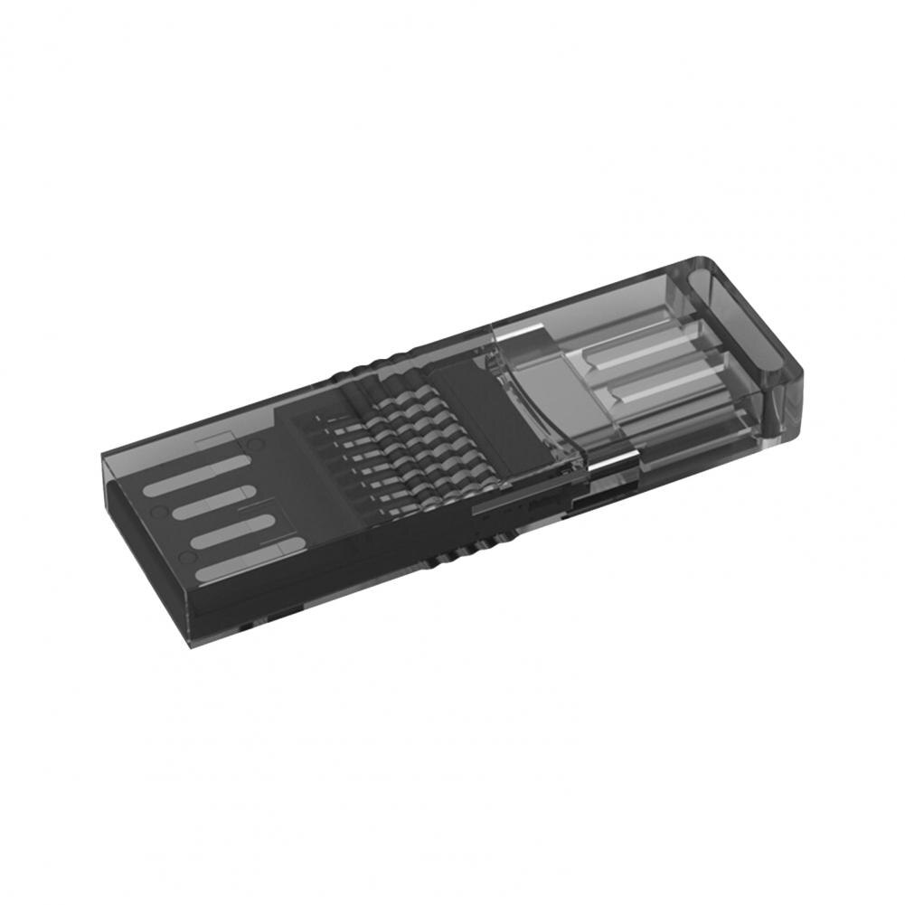 Przenośny wielofunkcyjny typu C USB2.0 Port 2-w-1 OTG czytnik kart pamięci robić komputera telefon komórkowy: czarny