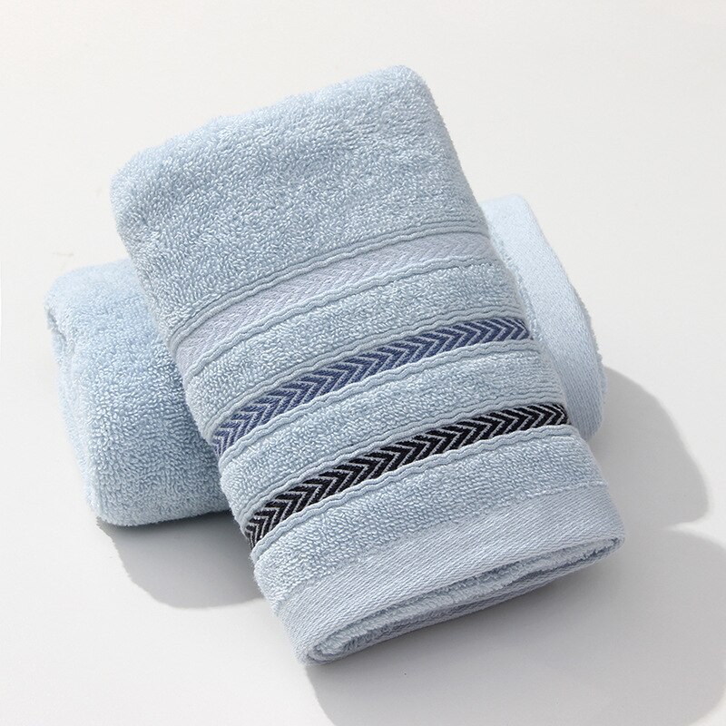 Cotton Horizontal Bar Towel Lovers Face Towel Household Soft Water Absorbent Adult Lovely Bath Towel Towels Bathroom Microfiber: 3