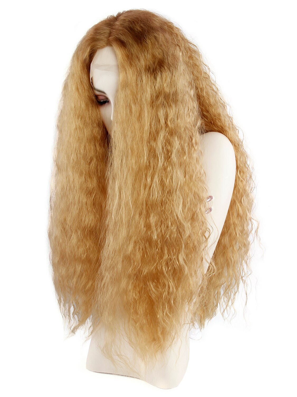 Long afro wigs for black women synthetic lace front wigs fluffy hair bohemian curly hair wig cosplay