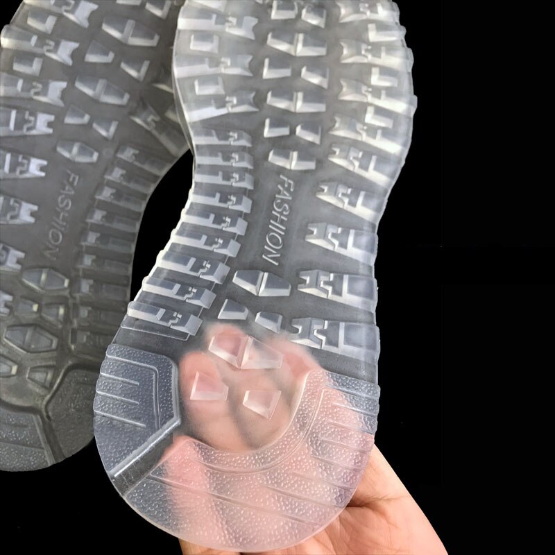 Rubber Zolen Voor Maken Schoen Vervanging Zool Anti-Slip Schoenzool Reparatie Sheet Protector Antihechtende Schoen Patch Reparatie Materiaal: transparent large