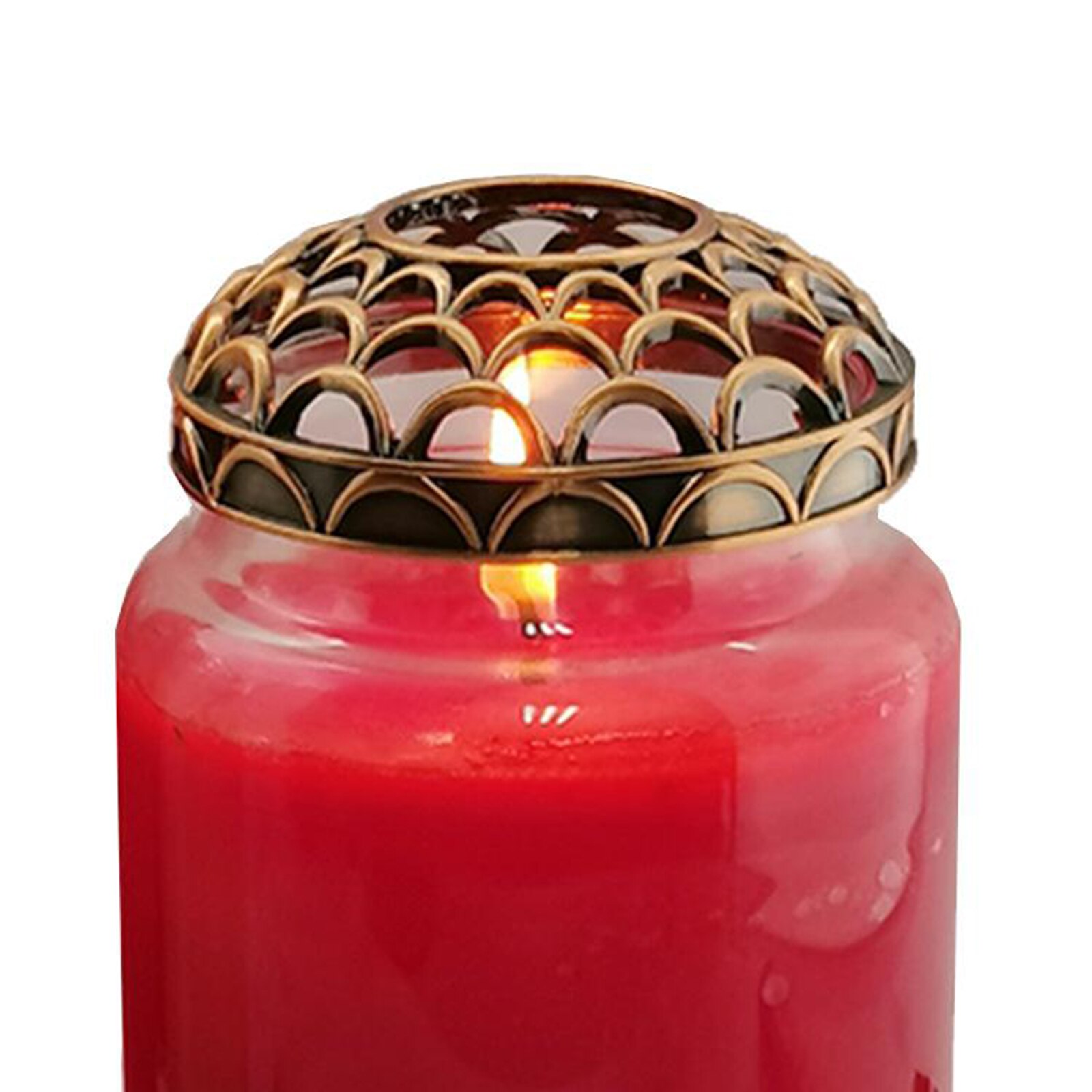 Jar Candle Topper - Candle Toppers to Burn Evenly Home Decor Accessories Candles Shades Sleeves Cover Top Lid: Style 4