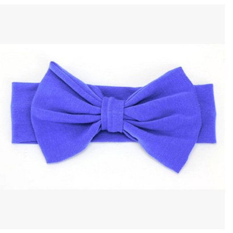 Toddler Girls Kids Headband Baby Girl Big Bow Hairband Headband Stretch Turban Knot Baby Turbans Accessoire red yellow: F