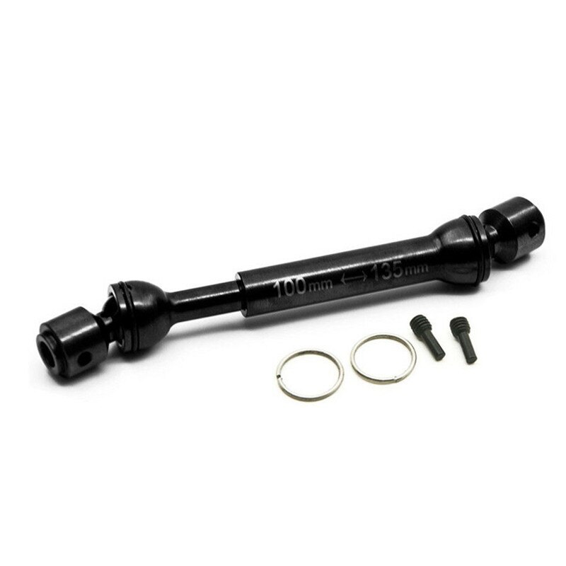 Holdbart stål kardanaksel universal metal transmissionsaksel til  rc 1/10 aksiale scx 10 wraith  d90 trx -4 larvebåndreparationsværktøjsdele