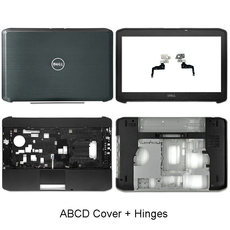 Nieuw Voor Dell Latitude 5420 E5420 Lcd-backcover Voorkant Palmrest Bottom Case Deur Cover Scharnieren Zwart Zonder Touch