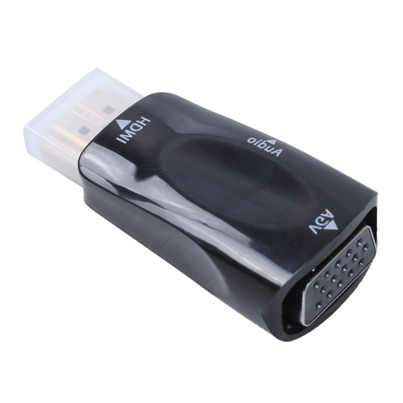 Hdmi Naar Vga Converter Vergulde Met Connector 3.5Mm O Kabel Voor Pc, Laptop, Dvd, desktop, Tv Box Of Andere Hdmi-ingang Devi