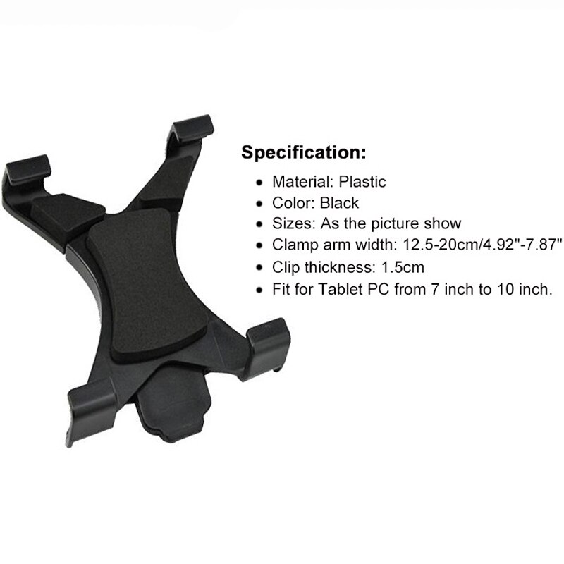 Universaali 7.9 8 9 10.5 11 tuuman auton taulutietokoneen pidike auton auto cd -kiinnityspidike teline samsung -välilehdelle a  a6 7.0 10.1 9.7 8.0 soporte