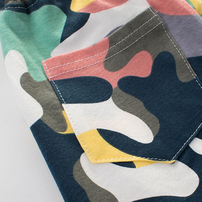 Bambino Pantaloncini da ragazzo di Estate Dei Ragazzi Dei Pantaloni Camouflage Shorts Pantaloni di Cotone Per Bambini Beachwear Vestiti Dei Bambini di Sport Della Spiaggia Shorts 2-7Y