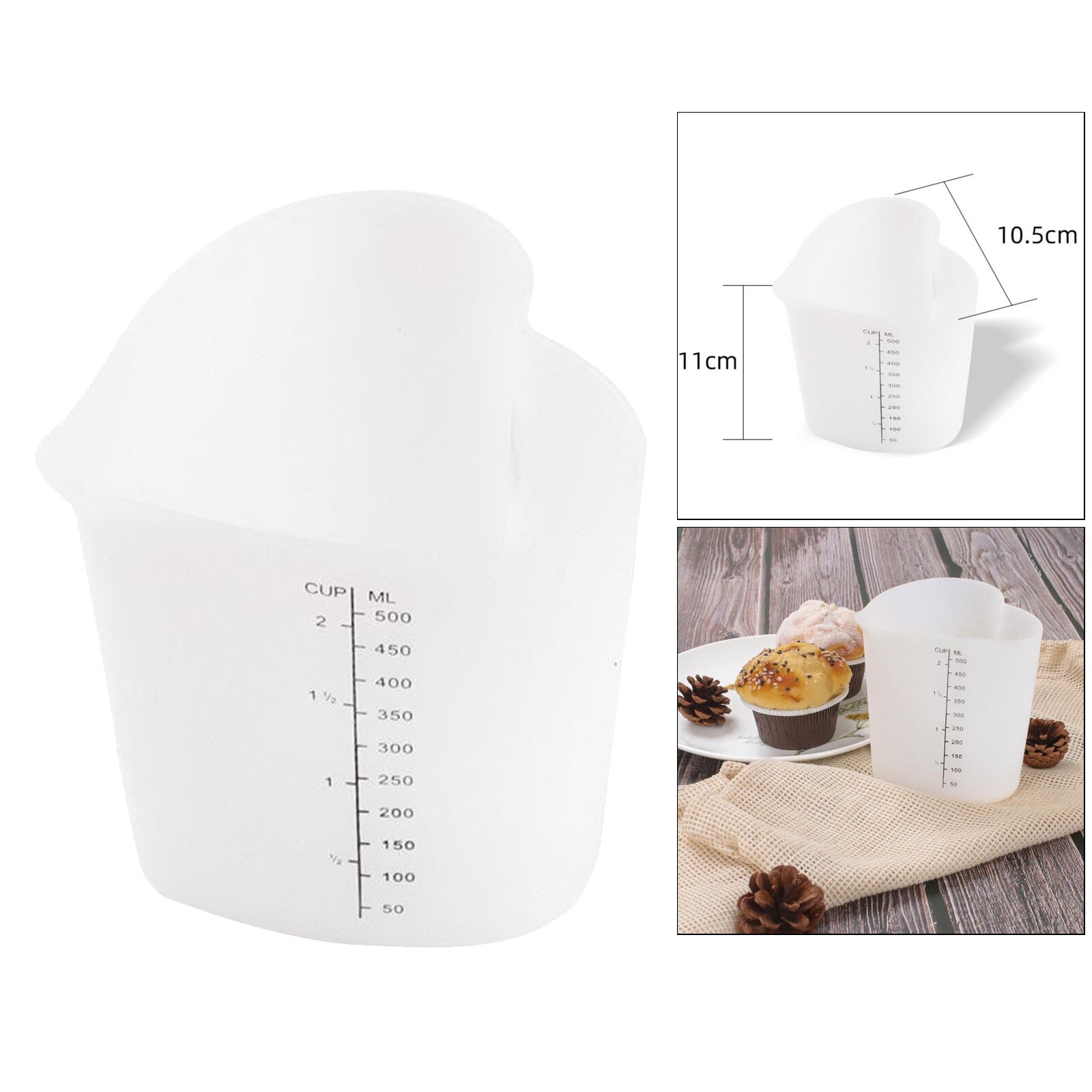Kitchen Baking Measuring Cups Measuring Tools with Scale Durable Measuring Cup Tool Cups