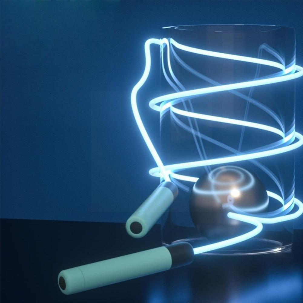 überspringen Einstellbare Nacht Leuchtende Seil Leucht springen überspringen Fitness Hause LED schlank ÜSpund ÜSpund Seile Seil Licht Körper