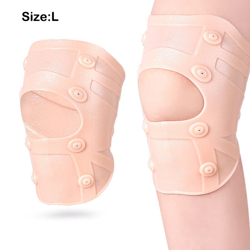 Magnetische Therapie Knie Pad Ondersteuning Anti Artritis Reumatoïde Pijn Relief Compressie Knie Patella Massage Mouwen Brace Protector: 1PC L