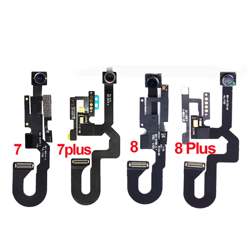 Original para iPhone 7 Plus 8 Plus X XR XS Max cámara frontal pequeña cámara frontal Sensor de proximidad derecho Cable flexible