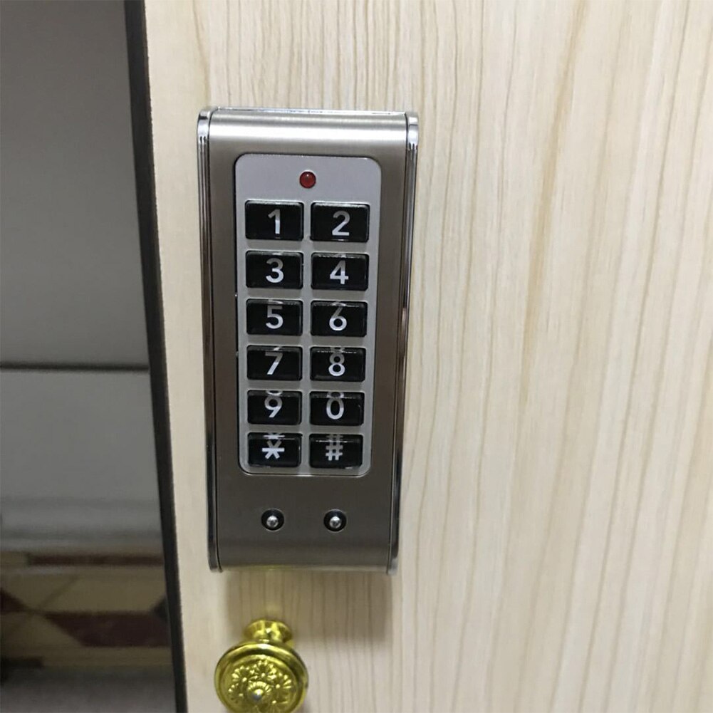 Universal Home Keypad Stainless Steel Protection Drawer Anti Theft Digital Electric Office Smart Password Cabinet Lock Safety