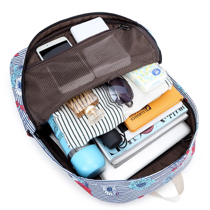 Fengdong 3 pièces/ensemble sacs d'école pour filles fleur sac à dos ensemble femmes sac à dos à fleurs fille livre sac enfants stylo crayon sac ensemble