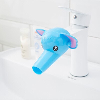 Kids Faucet Extender Cartoon Durable Toddler Sink Bathroom Cute Child-assisted Faucet Extender Baby Hand Wash Tools Accessories: Brown