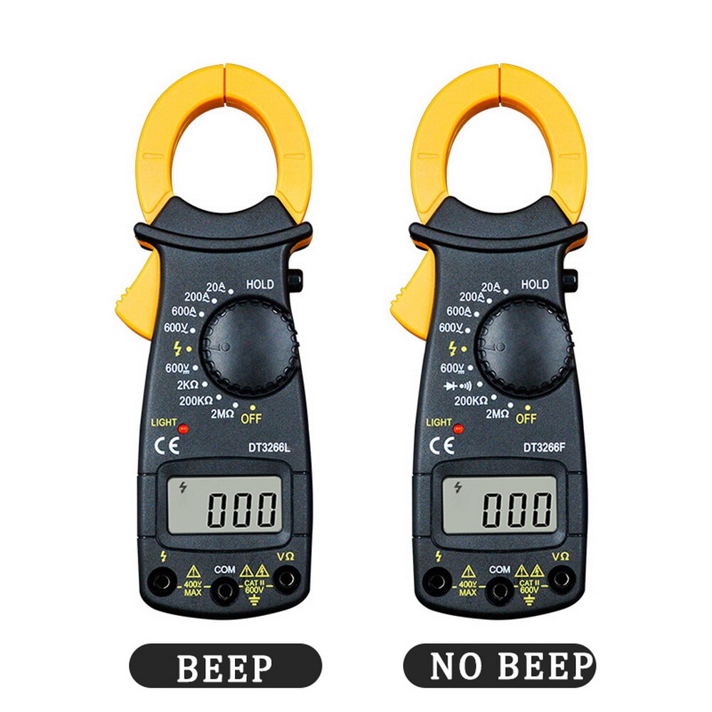 Digital Clamp Meter Multimeter Current Clamp Pincers Voltmeter Ammeter Ohm Current Voltage Tester Electrical Tester