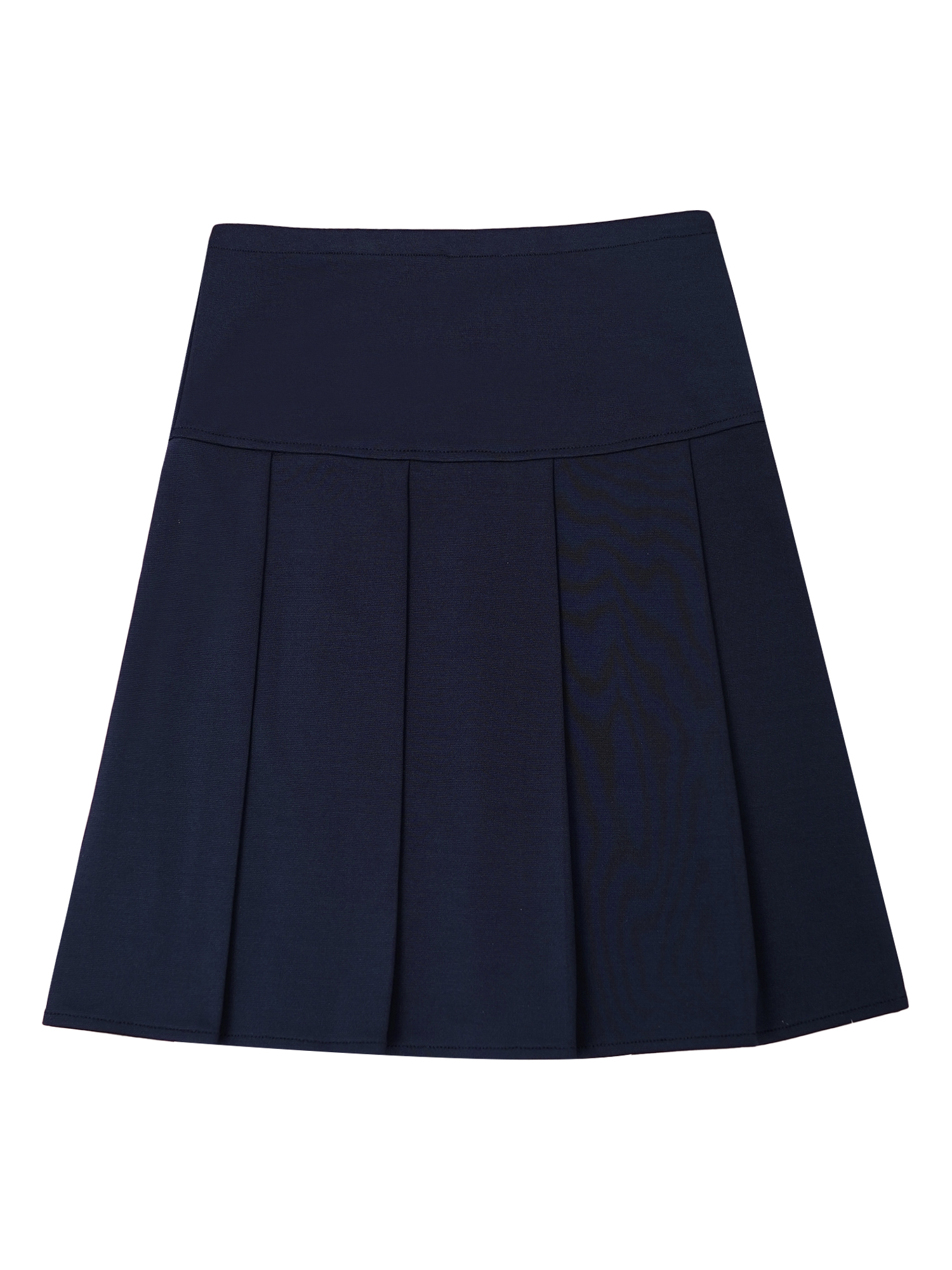 Crianças meninas moda cor sólida saia plissada cintura elástica acima do joelho mini saia para a escola uniforme uso diário crianças roupas