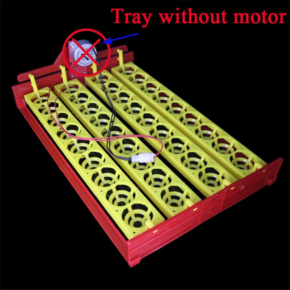 Incubadora para aves, 36 ovos, bandeja giratória, pato, ovo de codorna, pássaros, equipamento automático de incubação para animais de fazenda: Tray without motor