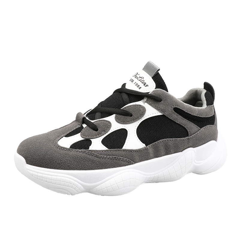 Platform Mode Instappers Mannen Flats Ademende Mannen Casual Schoenen Slip Op Sneakers Mannen Schoenen Mocassins Tenis Masculino Adulto: WHITE / 9.5