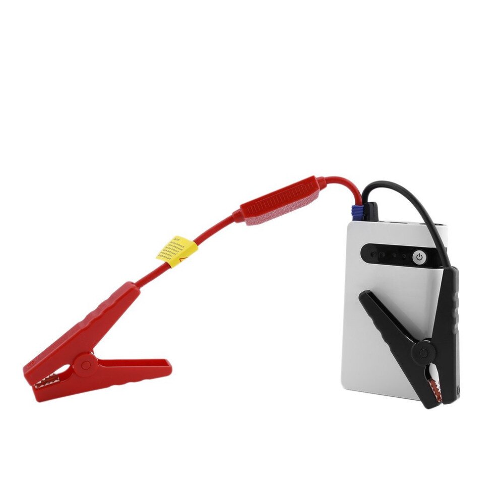 jump starter White 1 Set US Plug 12V 20000mAh Mini Car Jump Starter SOS Emergency Charger Power Bank Battery Torch Booster