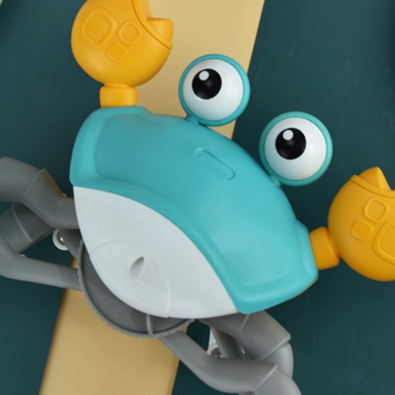 Juguetes para gatear con luz y música para bebé, cangrejo con Sensor de obstáculos para jugar, aprender a caminar, venta de PR