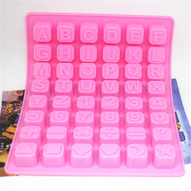 DIY Soap English Letter Symbol Silicone Mold Cake Decoration Plaster Chocolate Ice Cube Mould Homemade Baking Tool