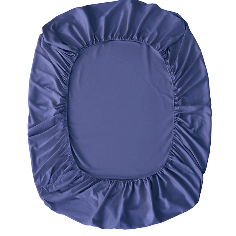 1pc 600tc ensfarvet egyptisk bomuld monteret lagen madrasbetræk med all-around elastisk gummibånd sengetøj sengetøj #s: -byf-cl -11 / 150 x 200 x 25cm