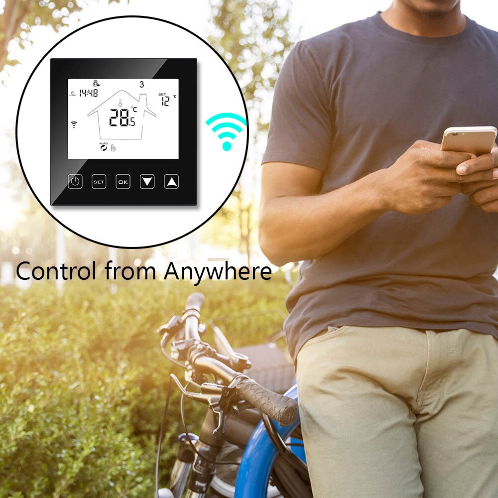 WIFI Thermostat Boiler Valve Floor Heating Thermostat Smart Wifi Temperature Controller Regulator for Boilers