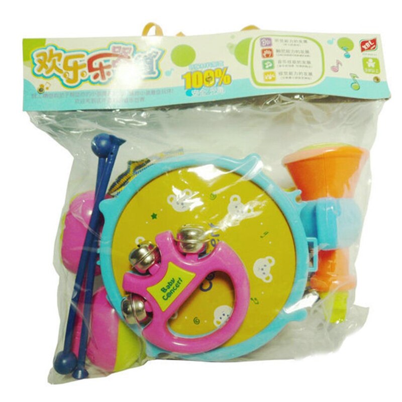 Gelukkig Muziekinstrument Set 6 Delige Set Speelgoed-Kinderen Muziekinstrument Speelgoed Set