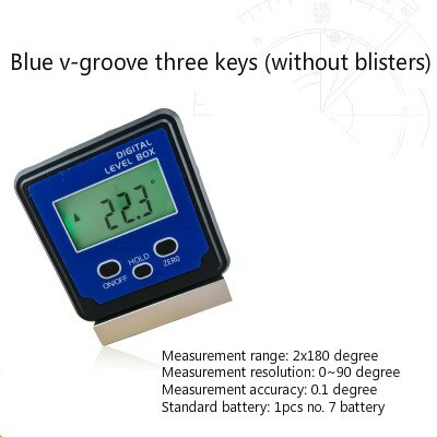 Electronic Digital Level Display Inclinometer Angle Gauge Meter Angle Measurement 360 Degree Magnetic Angulometer Angle Box: Type 11