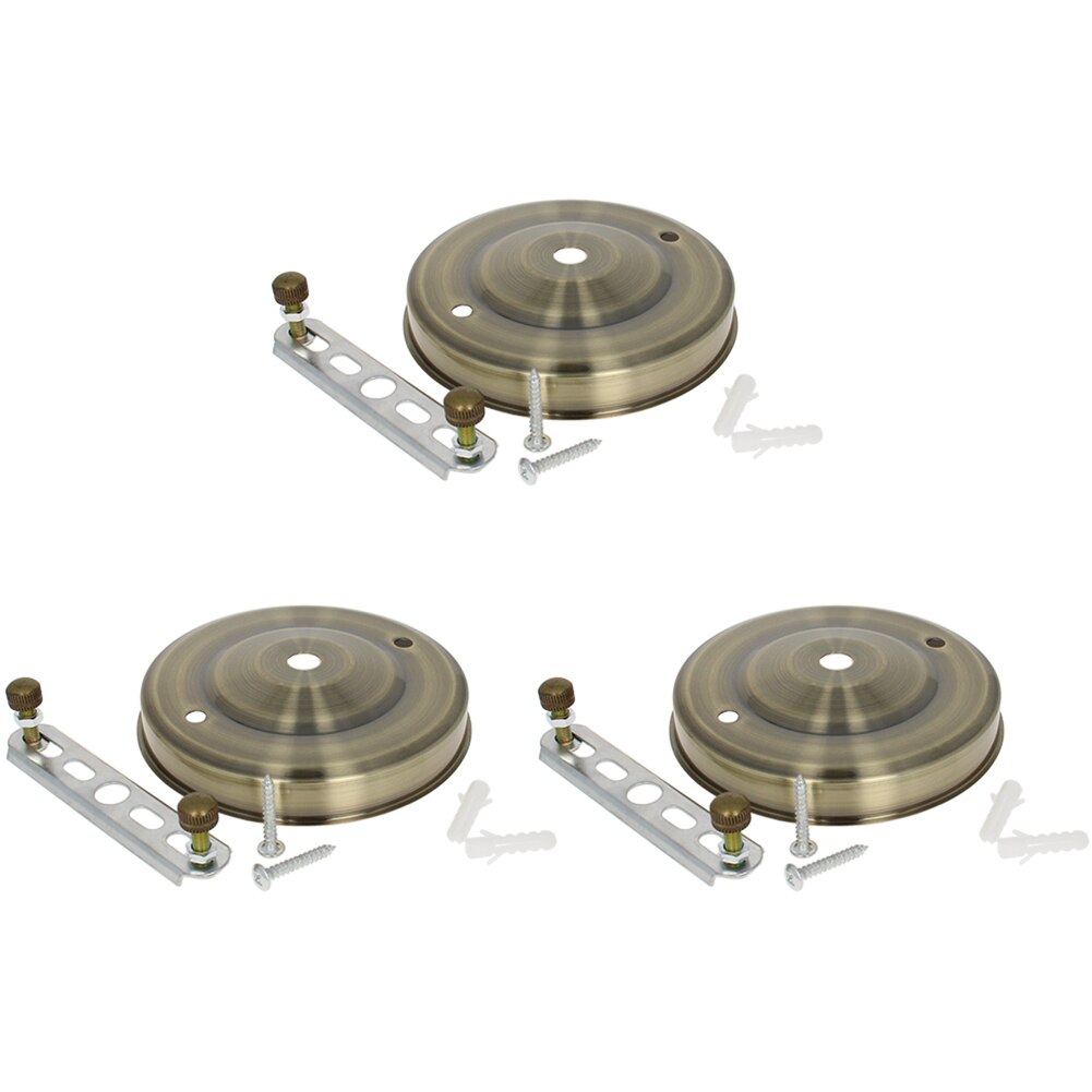 3/5Pcs Pendant Lamp Base Plate Lighting Accessories Ceiling Light Plate Kit Chassis Base 105x23mm For DIY Household Home Lights