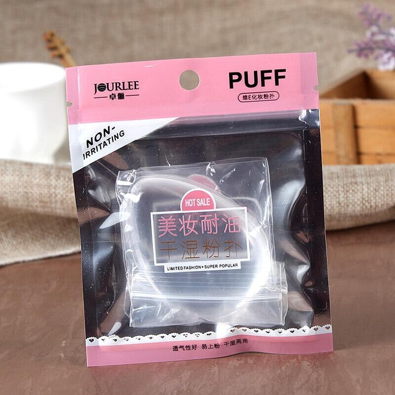Gennemsigtig silikone kosmetisk puff silica pulver puff svamp ansigtsblanding puff bb creme pulver makeup værktøj