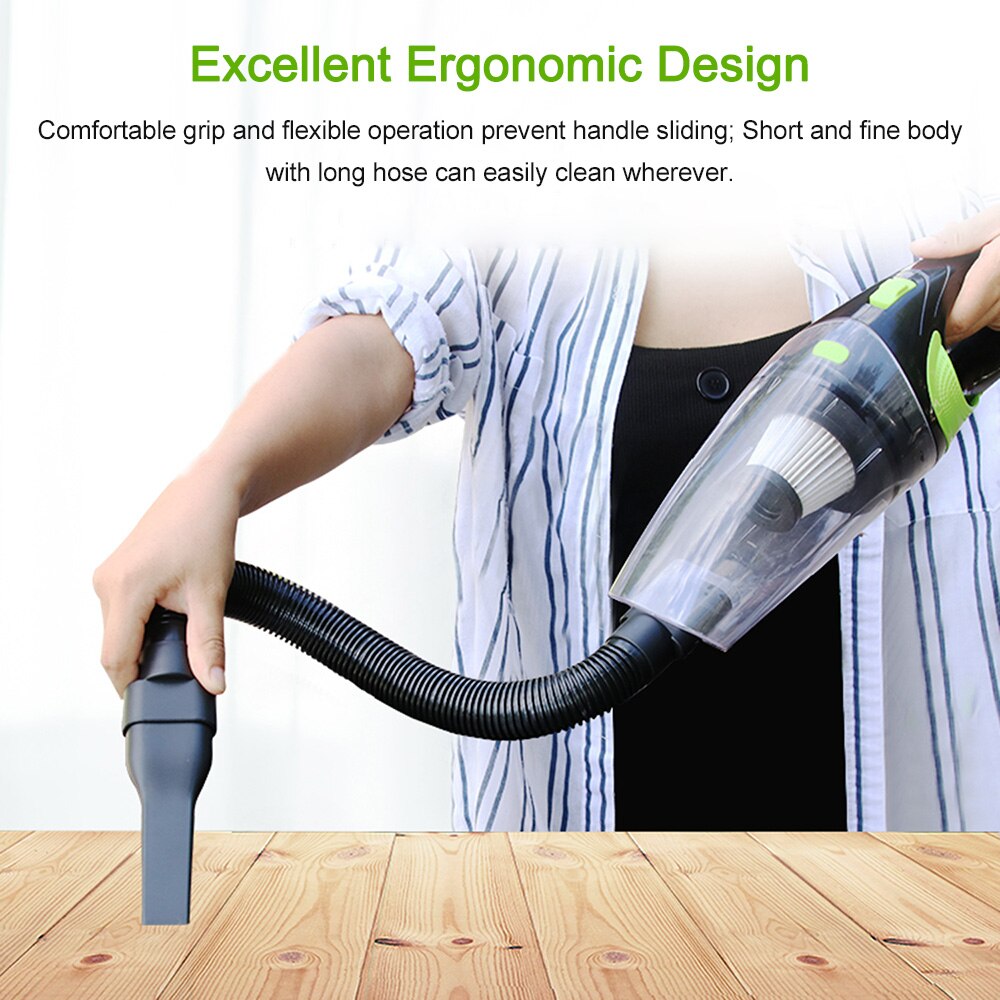 220V Car Home Use Vacuum Cleaner Dust Catcher For Dry Wet Dust Dirt Cordless Handheld Dust Collector Portable Vacuum Sweeper