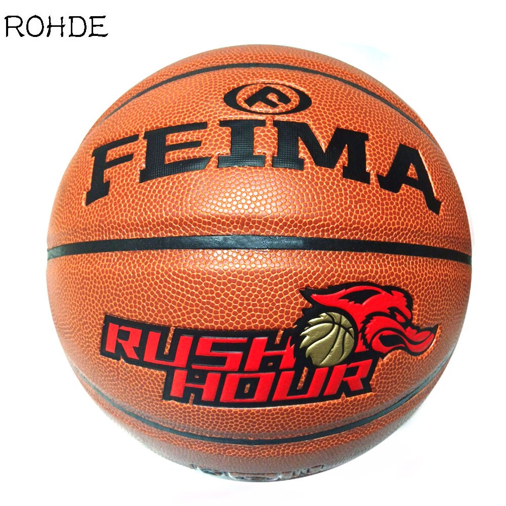 ROHDE All India Rubber Basketball High Elastic PVC Material Size 7 College Competition Training Basketball: Default Title